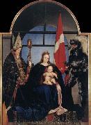HOLBEIN, Hans the Younger The Solothurn Madonna oil on canvas
